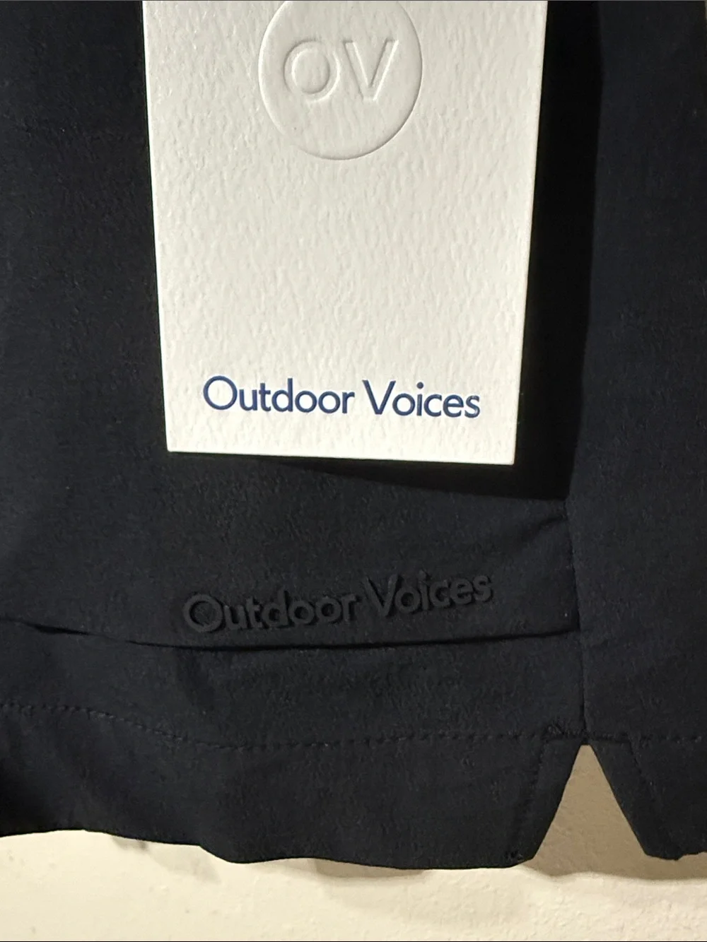 NWT Outdoor Voices Black RekTrek Shorts